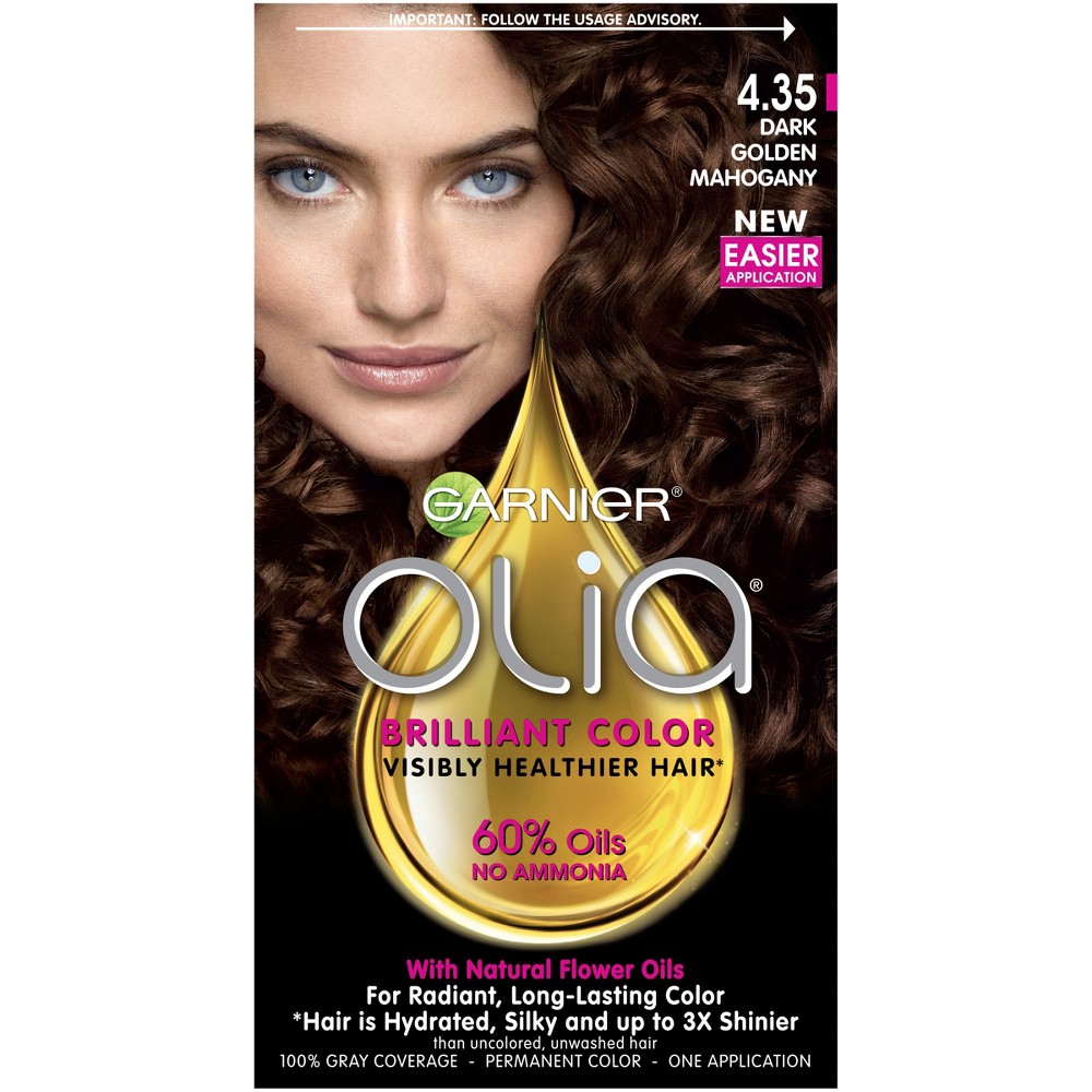 UPC 603084410576 product image for Garnier Olia Brilliant Color - 4.35 Dark Golden Mahogany | upcitemdb.com