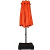Tangkula 15Ft Outdoor Double-Sided Patio Umbrella with Base - 3 of 4
