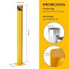 Safety Bollard 6 Packs, 36/42/48 Inch Height Bollard Post, 4.5 Inch Diameter,for Traffic Control, Driveway Barrier, Parking Pole - 4 of 4