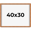 PosterPalooza | Flat Brown Picture Frame - UV Acrylic, Backing Board, Hanging Hardware Included - 2 of 4