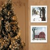 2Piece Vignette A Little Snow, Waiting for Spring White Framed Wall Art for Living Room,Wall Art Print for Home Decor by Billy Jacobs - 2 of 4