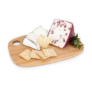 True Morsel Small Bamboo Cheese Board, Bamboo Wood, 8.75" by 6", Cheese Service, Entertaining Gift Set - 1 of 4