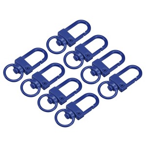 Unique Bargains DIY Craft Key Organization Lobster Claw Lanyard Swivel Clasps 1.3" x 0.51" 8 Pcs - 1 of 4
