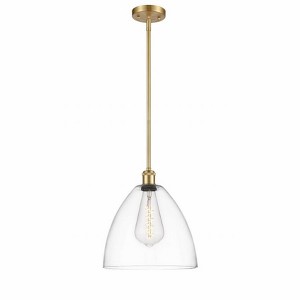 Bristol Glass - 1 Light Mini Pendant In Industrial Style-12.75 Inches Tall and 12 Inches Wide - 1 of 1