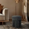 Meridian Furniture,Larson Polyester Fabric Ottoman/Stool - 2 of 4