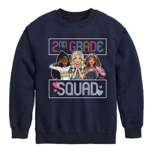 Boys' - Barbie - Back To School Graphic Long Sleeve Fleece Sweatshirt - 1 of 4