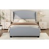 APRILSOUL Size 51" High Headboard Wingback Linen Upholstered Bed No Box Spring Needed - 4 of 4