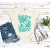 Simply Sage Market Women's Beach Vibes Distressed Short Sleeve Garment Dyed Tee - 3 of 3