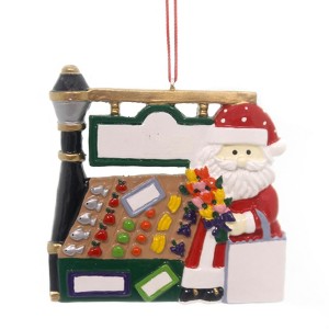 Joseph K Company 3.25 In New Market Santa Fruits Fish Tree Ornaments - 1 of 2