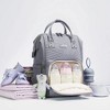 Racxily Fashion Diaper Bag, Backpack Quilted Large Mum Maternity Nursing Bag, Travel Backpack Stroller Baby Bags Nappy Baby Care - 3 of 4