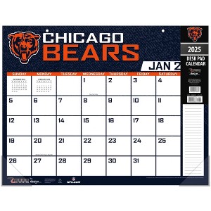 NFL Chicago Bears 2025 22"x17" Desk Calendar - 1 of 4
