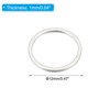 Unique Bargains DIY Crafts Copper Durable Anti-rust Beading Hoop Earrings 60 Pcs - 2 of 4