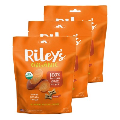 Riley's Organics Sweet Potato Small Bone Dog Treats