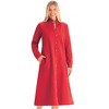 Collections Etc Fleece Snap Front Robe - 3 of 4