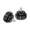 Unique Bargains Plastic Threaded Bolt Knurled Clamping Knob Thumb Screws 6 Pcs - 3 of 4