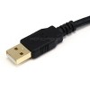 Monoprice USB 2.0 Extension Cable - 10 Feet - Black | Type-A Male to USB Type-A Female, 28/24AWG, Gold Plated Connectors - 3 of 4