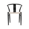 Meridian Furniture,Beck Hand Woven Rope Dining Chair, Set of 2 - 3 of 4