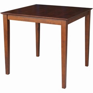 International Concepts Solid Wood Top Table - 1 of 4