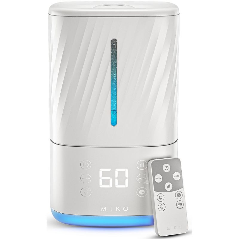 Miko Myst Ultrasonic Humidifier with Cool and Warm Mist, 1 of 10