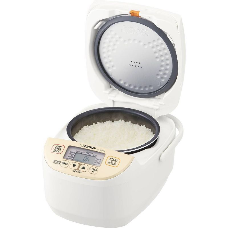 Zojirushi 5.5 Cup Automatic Rice Cooker &#38; Warmer - White - NL-DCC10CP, 4 of 23