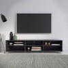 Hollywood TV Stand for TVs up to 85" Wood Grain - CorLiving - 2 of 4