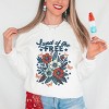 Simply Sage Market Distressed Land Of The Free Flowers Sweatshirt - 2 of 4