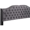 Passion Furniture Joy Jeweled Tufted King Panel Bed - 4 of 4