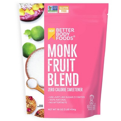 BetterBody Foods Monk Fruit Blend - 16oz