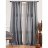Solino Home Cotton and Linen Curtain with Rod Pocket for Living Room, Bedroom - 2 of 4