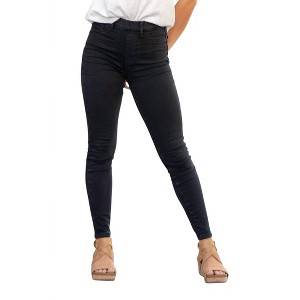 Women's Pull On High Waist Skinny Jeans - Judy Blue - 1 of 4