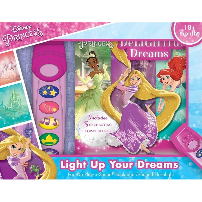 Disney Princess - DeLIGHTful Dreams - Little Flashlight Pop-Up Book and 5-Sound Flashlight (Board Book), 1 of 5