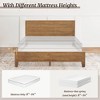 Arceso Bed Frame with Headboard Acacia Wood Platform, Non-Slip&Without Noise - 4 of 4