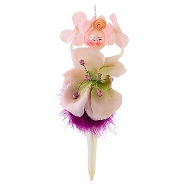 Italian Ornaments 7.75 In Wisteria Waltz Flower Dance Italian Tree Ornaments