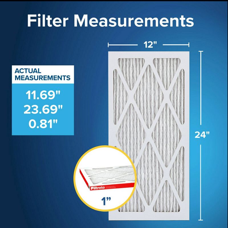 Filtrete 2pk Allergen Defense Air Filter 1000 MPR, 4 of 11