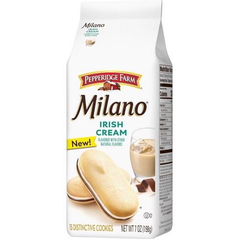 Pepperidge Farm Milano Irish Cream Cookies 7oz 15ct Target