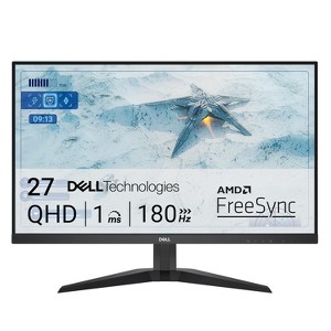 Manufacturer Refurbished Dell G2725D 27" QHD (2560x1440) AMD FreeSync Gaming Monitor, Black - 1 of 4