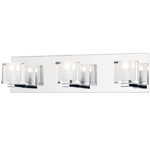 ET2 Lighting Blocs 3 - Light Vanity in  Polished Chrome - 1 of 3