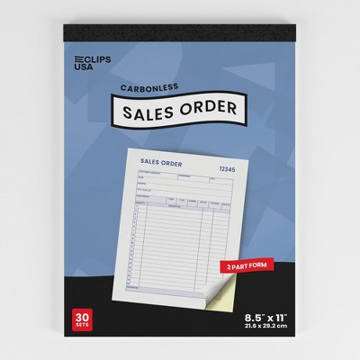 22664: Pack of 60 Carbonless Receipt Books, Size 8.5x11.5 (60 Packs)