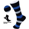 Alpine Swiss Mens Dress Socks 6 Pair Crew Sock Cotton Dress Socks for Men Solid Ribbed Argyle Pattern Multicolor Fun Designs - 4 of 4