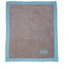 Bacati - Love Aztec Black/Turq Grey Hello Embroidered Blanket - 3 of 4