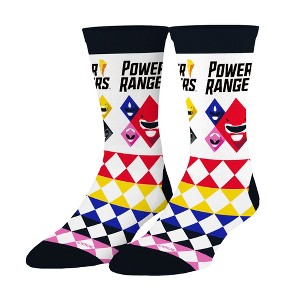 Cool Socks for Kids, Power Rangers Team, Crazy, Soft, Funny, 4-10 Years - 1 of 4