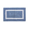 Hotel Bath Rug 100% Premium Cotton Tufted Two Tone Reversible Bathroom Rug, Soft & Water Absorbent, Machine Washable Bath Mat - 2 of 4