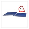 Universal Slant D-Ring View Binder, 3 Rings, 1" Capacity, 11 x 8.5, Navy Blue - 4 of 4