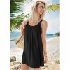 VENUS Womens Gathered Neckline Dress  -  S, Black - 2 of 4