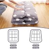 TackView Japanese Futon Floor Mattress, Japanese Style Futon Floor Mattress, Floral Printed Sleeping Mattress,Roll Up Camping Mattress Pad - 4 of 4