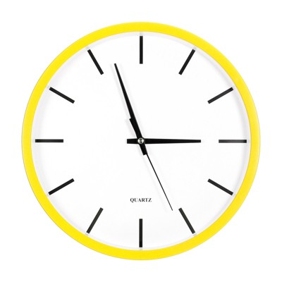 Unique Bargains Non-Ticking Decorative Quartz Round Wall Clock 10 Inch