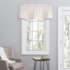Ellis Curtain Voyage Lined Scallop 3" Rod Pocket Valances for Windows 50" x 17" Navy - 2 of 4