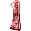 LA LEELA Women's Long Beachwear Bathing Suit Holiday Pareo Swimsuit Swimwear Sarong Wrap Cover up Wraps One Size Red, Abstract - 3 of 4