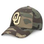 NCAA Oklahoma Sooners Camo Unstructured Washed Cotton Hat