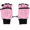Iceberg Polar Wear Kid's 4-7 Winter Fleece Convertible Fingerless Glove to Mitten - 4 of 4
